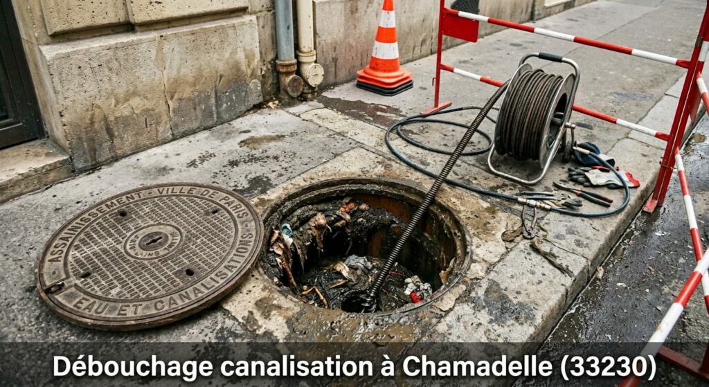 Débouchage canalisation à Chamadelle (33230) Débouchage canalisation à Chamadelle (33230)