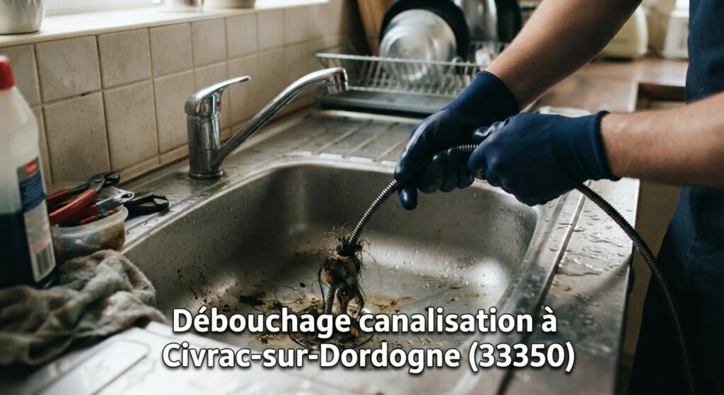 Débouchage canalisation à Civrac-sur-Dordogne (33351) Débouchage canalisation à Civrac-sur-Dordogne (33351)